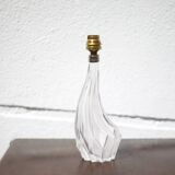 Vintage lamp, crystal lamp, table lamp, bedside lamp, asymmetrical lamp, 50's