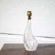 Vintage lamp, crystal lamp, table lamp, bedside lamp, asymmetrical lamp, 50's