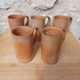 5 handmade mugs France