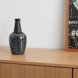 Stoneware vase, Danish design, 1970s, production: Søholm
