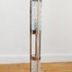 Vintage stainless steel floor lamp