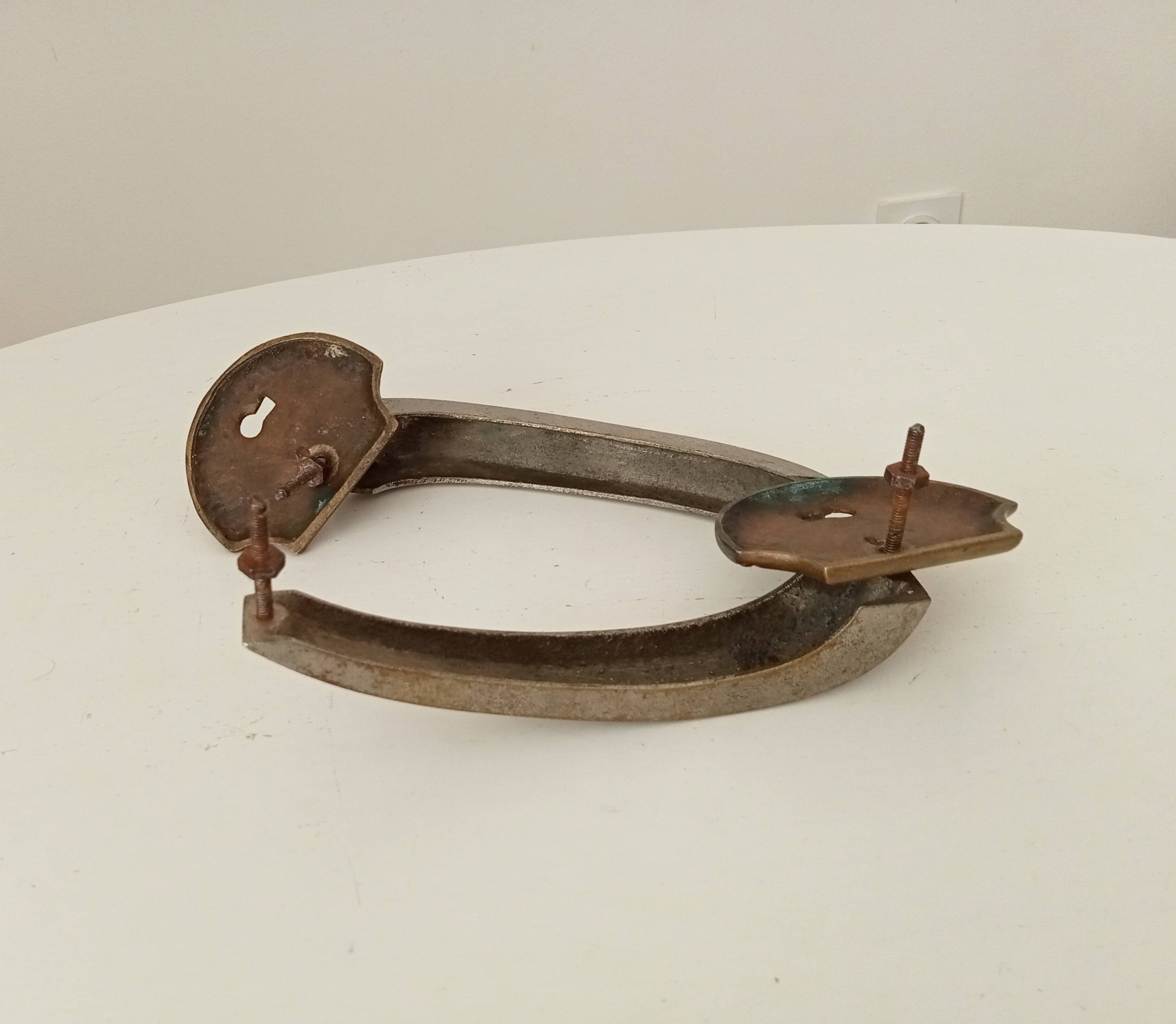 Pair of antique art deco furniture handles from the 30s/40s