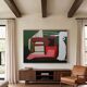 Original abstract geometric coloured painting NO2.