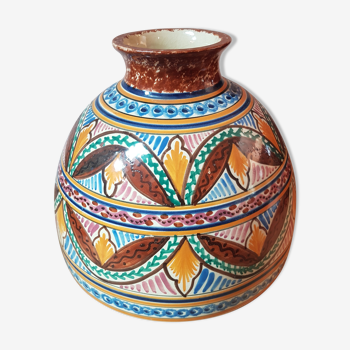 Quimper earthenware vase