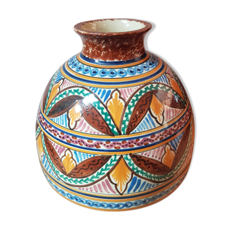 Quimper earthenware vase