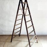 Old wooden painter's stepladder