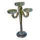 Large blown glass chandelier with bubbles