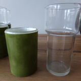 5 verres vintage par Henry & Miller Industries N.Y.C.