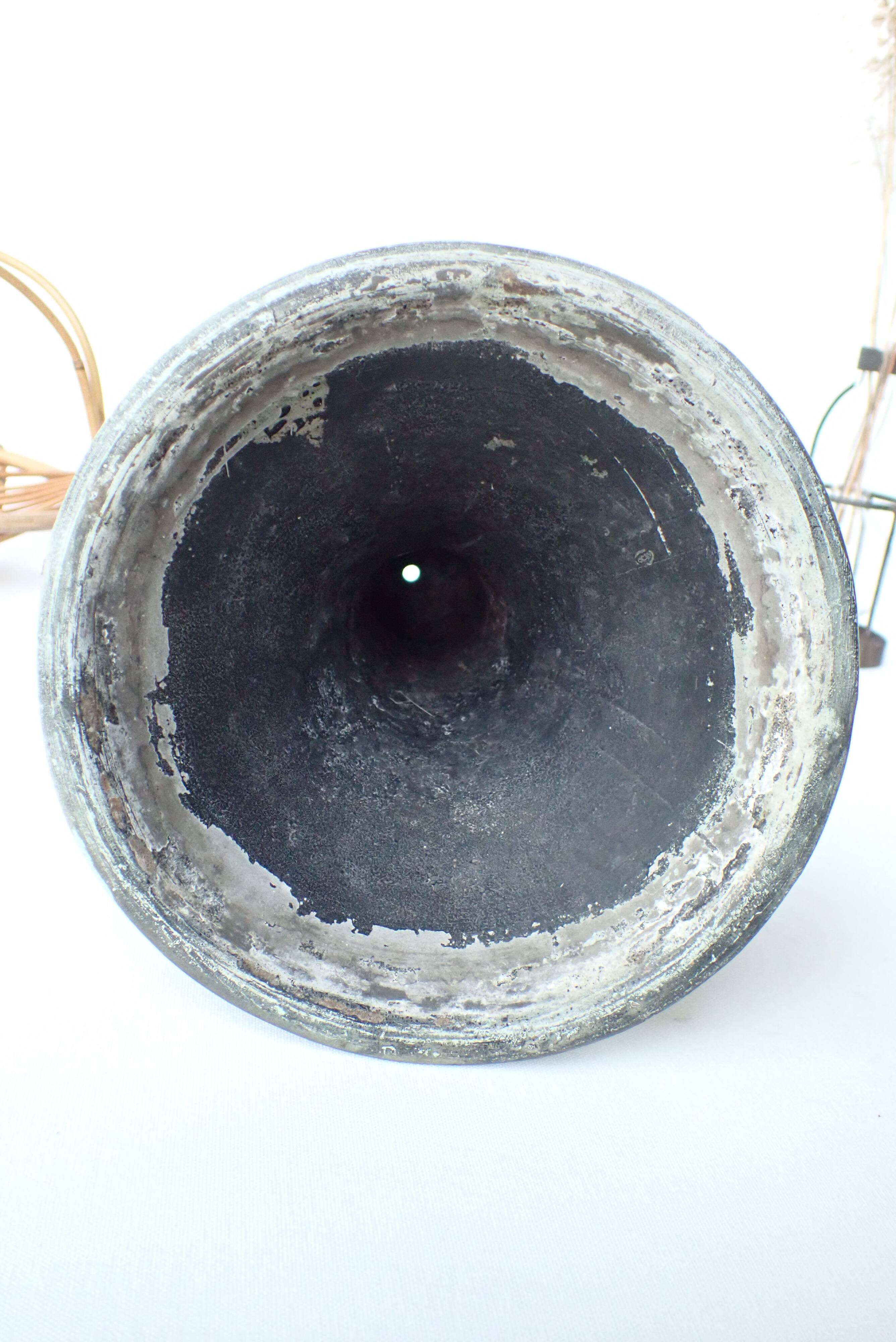 Baluster vase decorated with palm trees, 1950s style