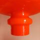 Pair of orange pendant lights by Hans-Agne Jakobsson, 1960