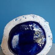 Fat lava ceramic vase from Vallauris, 60s/70s