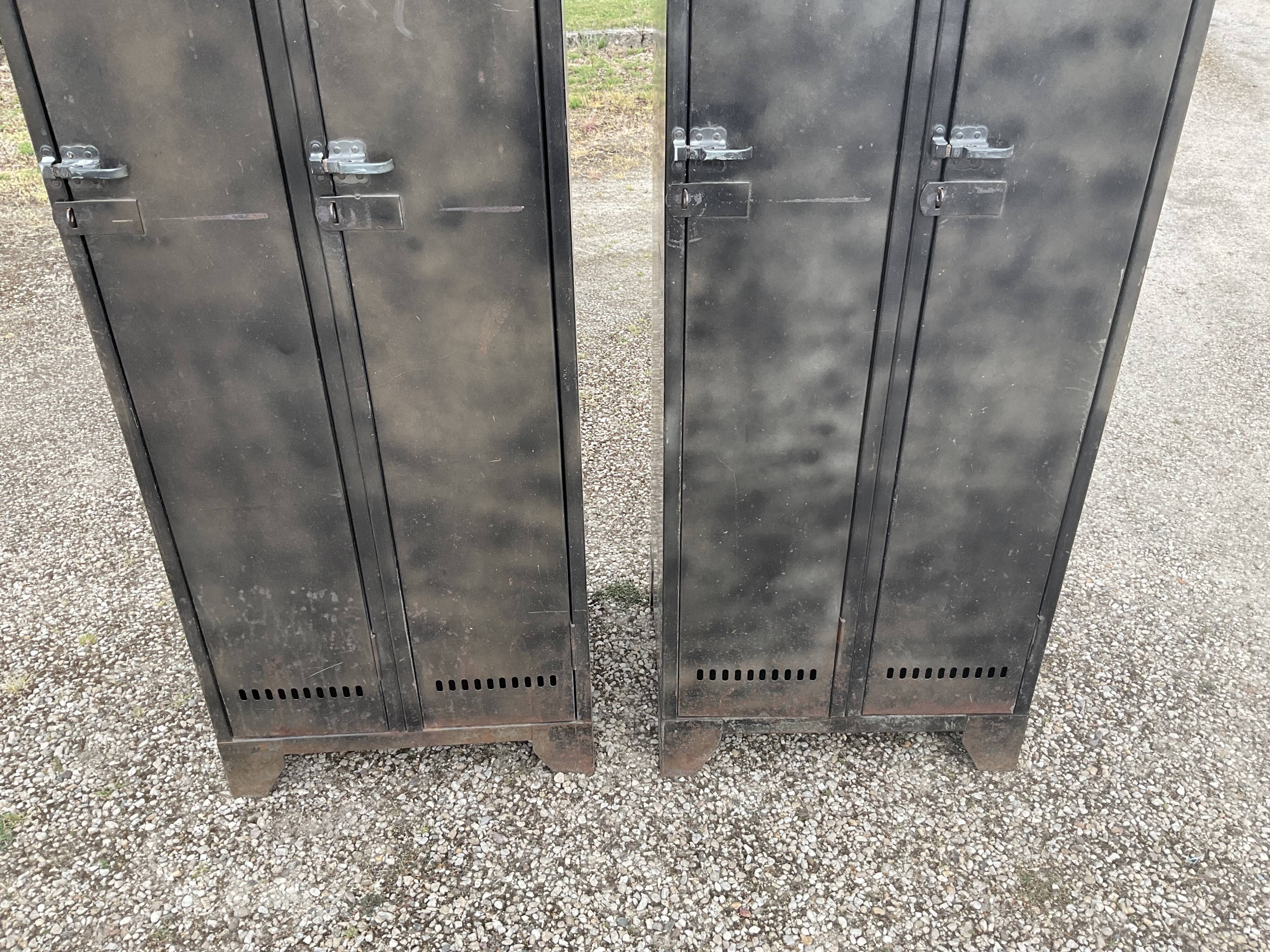 Metal cabinets
