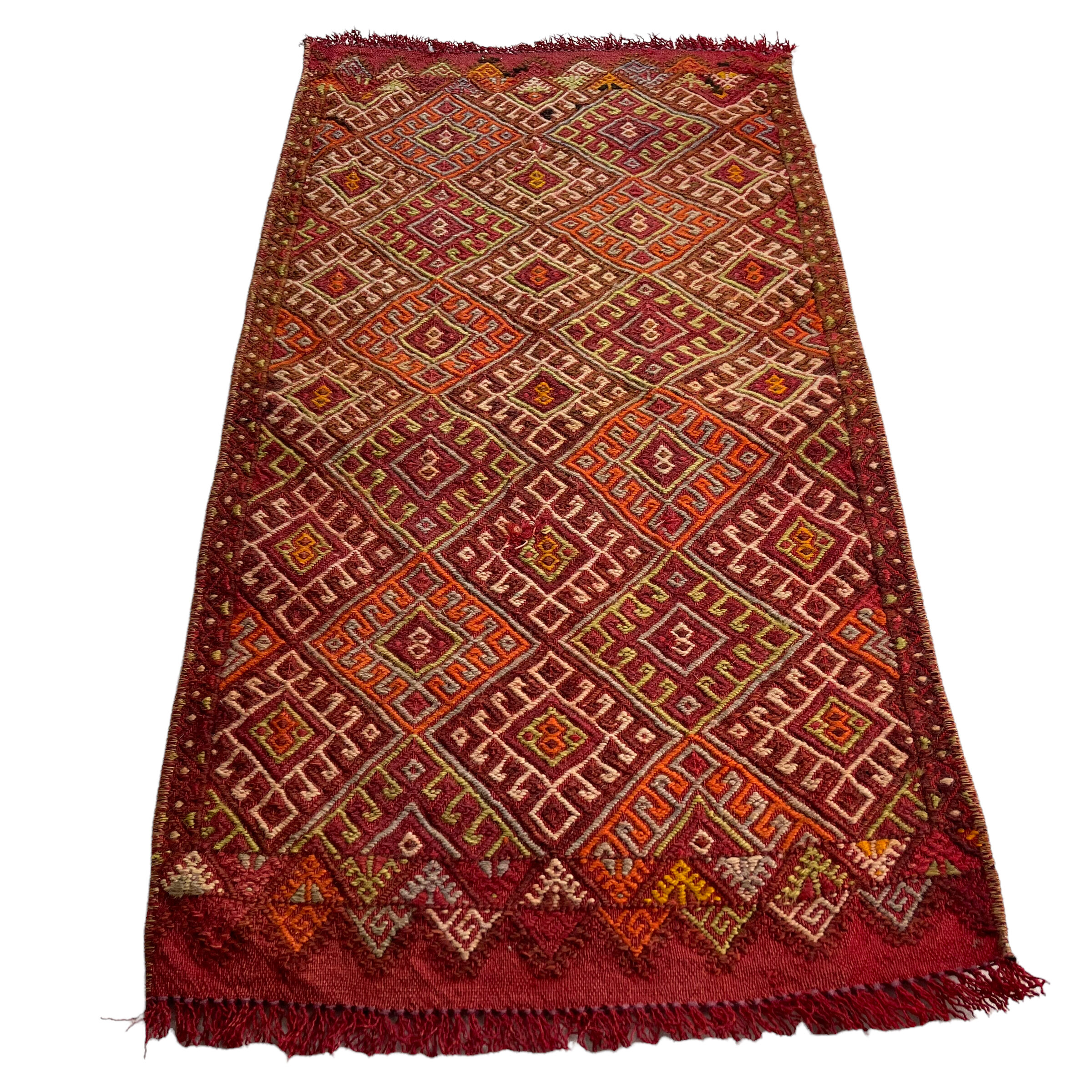 Tapis kilim turc vintage 93 x 50 cm