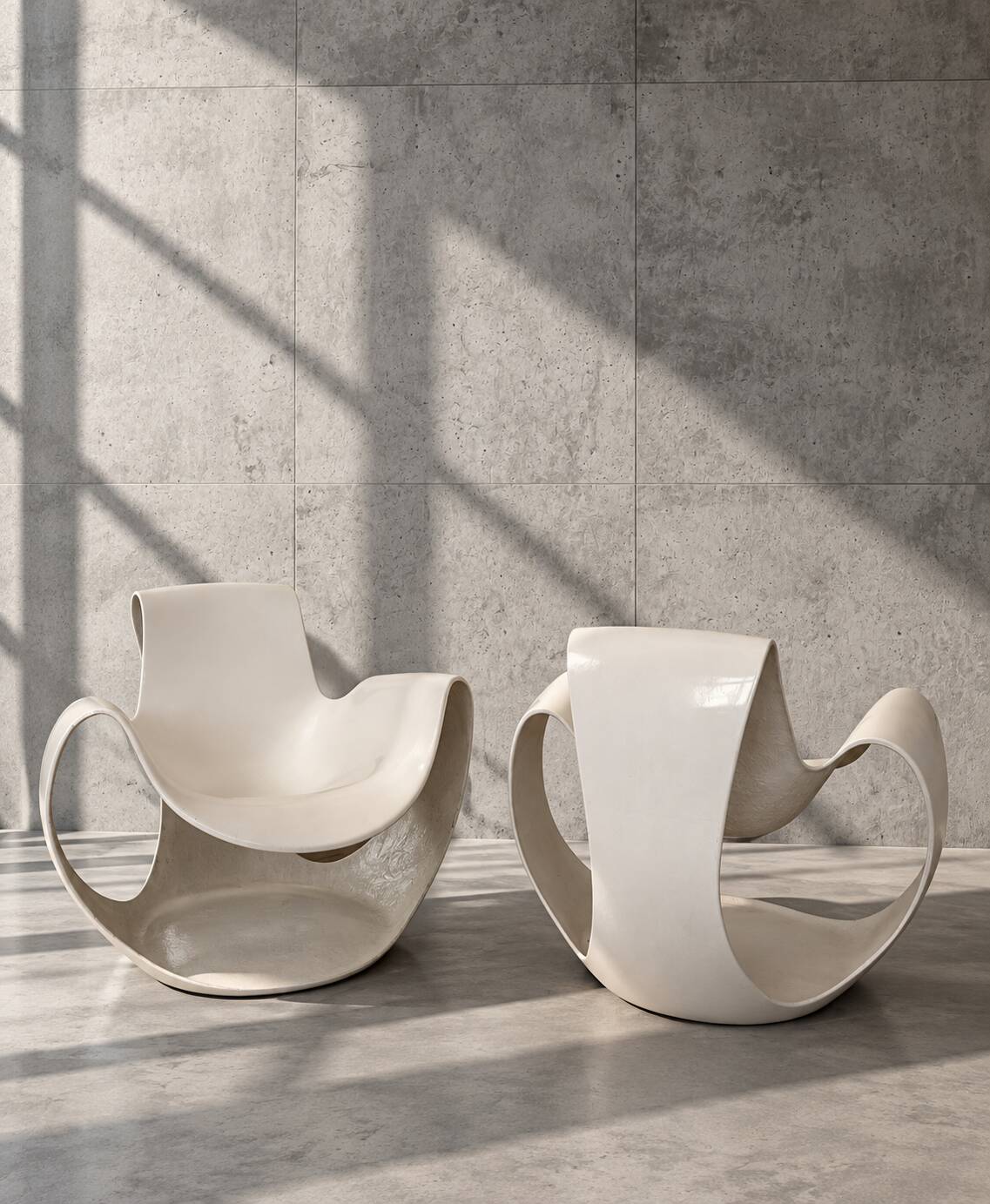Pair of albatros armchairs - danielle quarante