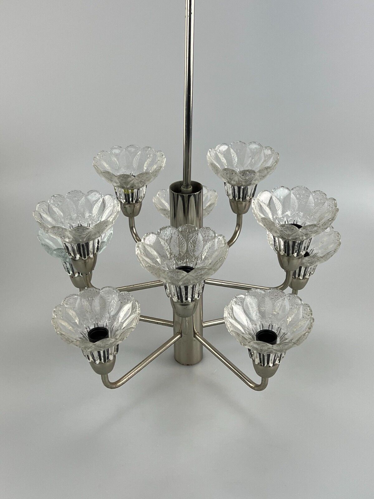 60s 70s chandelier glass space age design