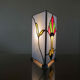 Art deco lamp in glass paste
