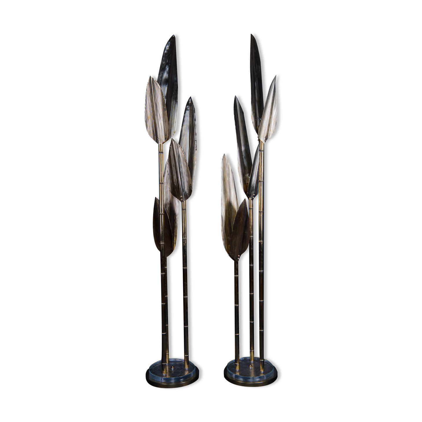 Paire de lampadaires XXe siècle