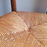 Series of 4 seat chairs and mulched backrest