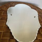 Beveled mirror 40s/50s 44x65cm
