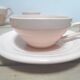 Coffee set in ceramic digoin sarreguemine