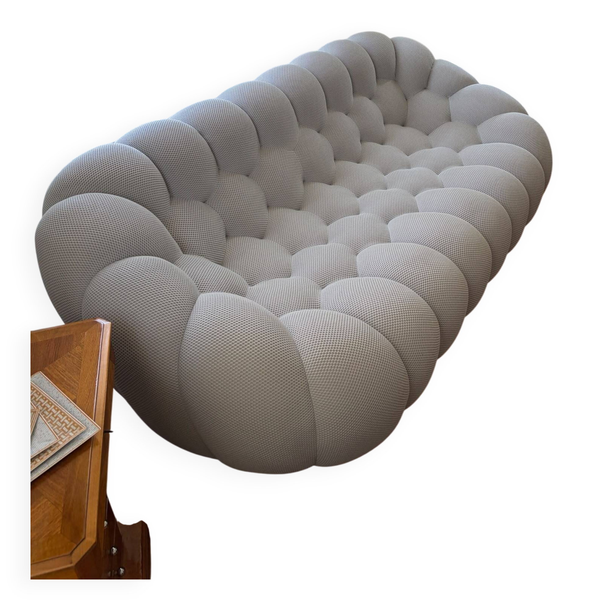 Bubble grey sofa rochebobois