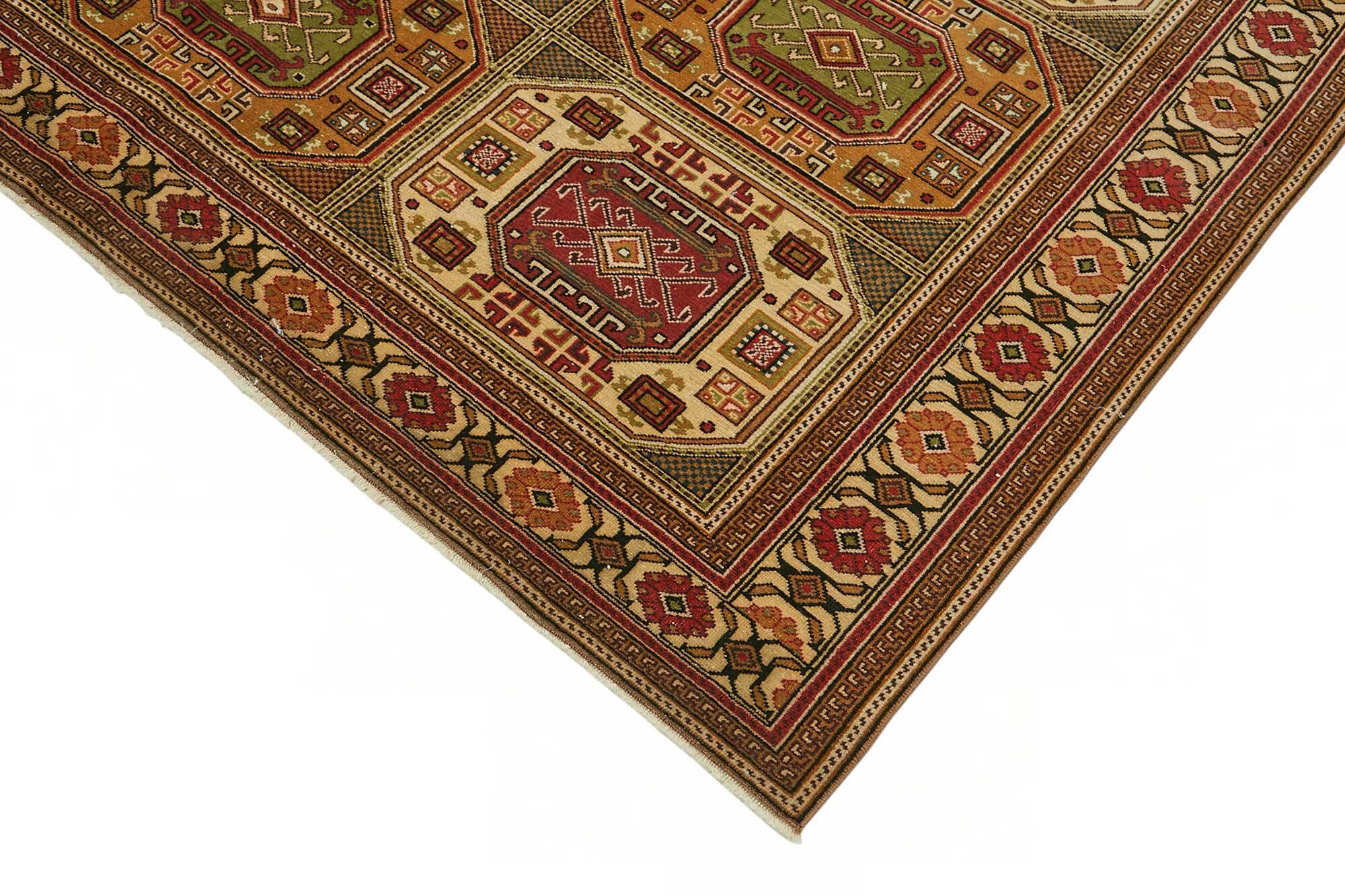 Turkish Wool Vintage Kayseri Rug 195 cm x 295 cm