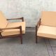 Pair of refurbished 1960s Scandinavian armchairs