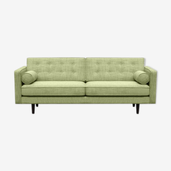 Canapé Svendsen grand modèle retro vert olive