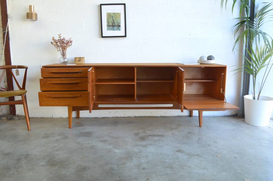 Enfilade en teck par Beithcraft 213 cm