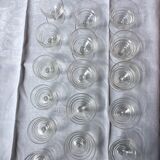 Set of 16 glasses/glasses including 10 large