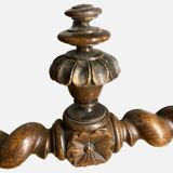 Table style Louis 13 en bois massif