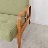 Green Banquette Daybed from Czechoslovakia 1960