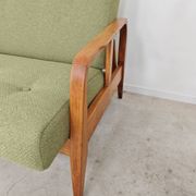 Green Banquette Daybed from Czechoslovakia 1960