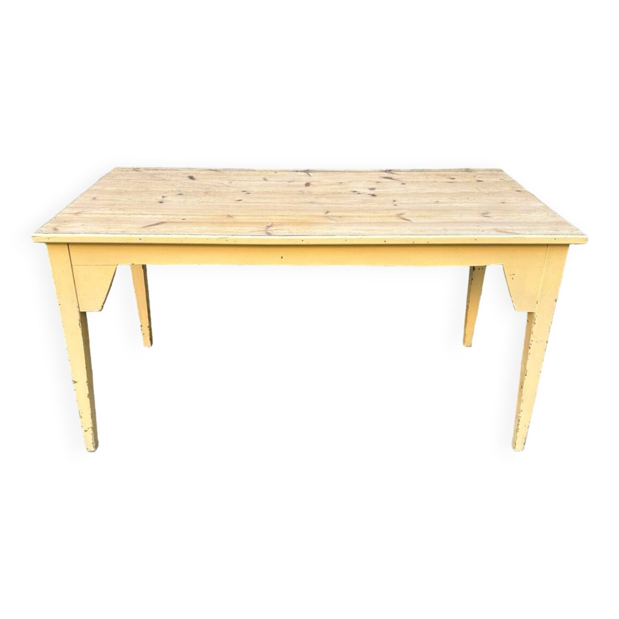 Weathered farm table