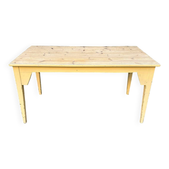 Weathered farm table