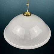 Large swirling Italian Murano glass pendant lamp, 1980s.