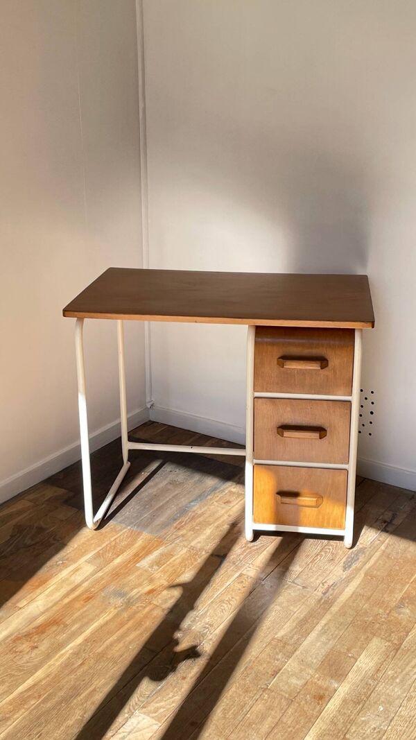 Bureau enfant façon jaques hitier vintage