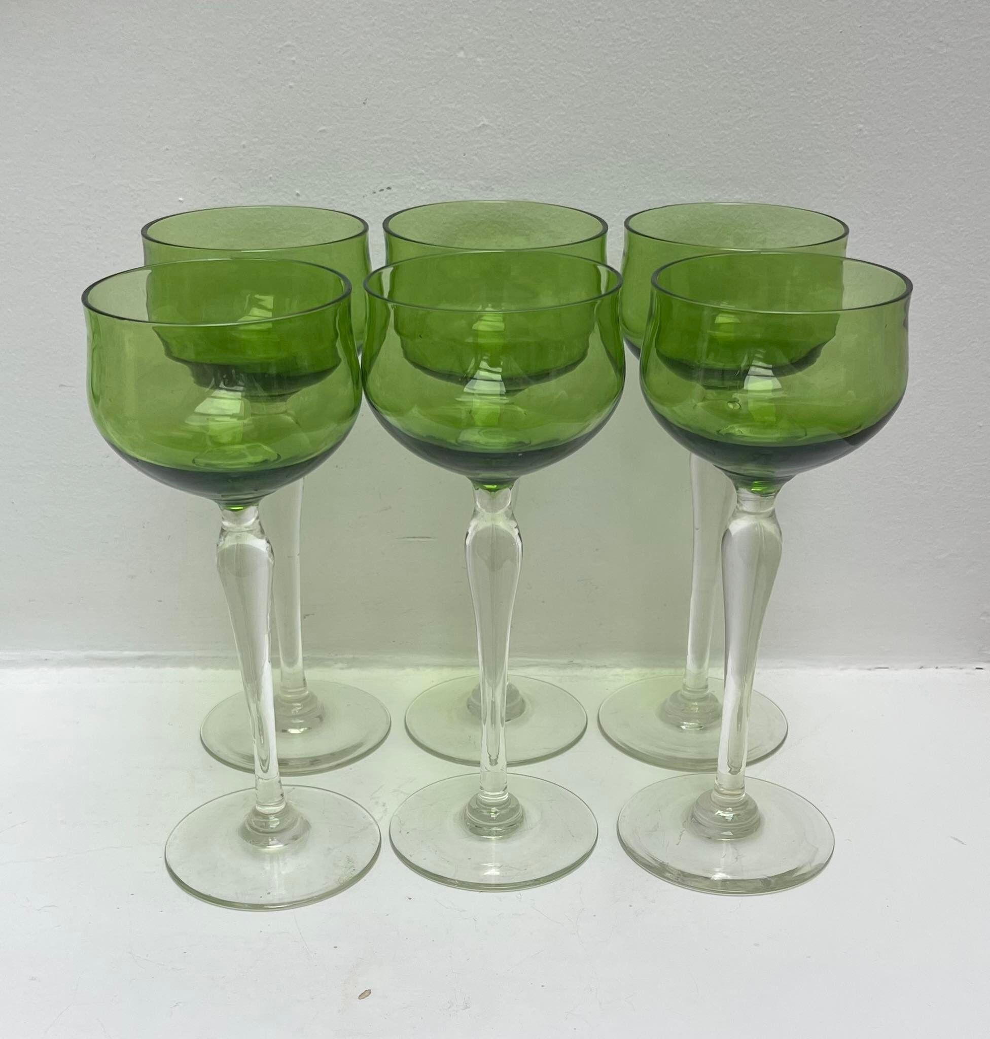 Set of 6 a glasses cristal Val Saint Lambert