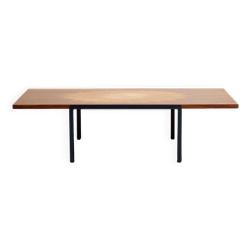Inlaid rosewood coffee table