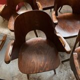 4 chaises Oswald Haerdtl pour Ton, Tchécoslovaquie