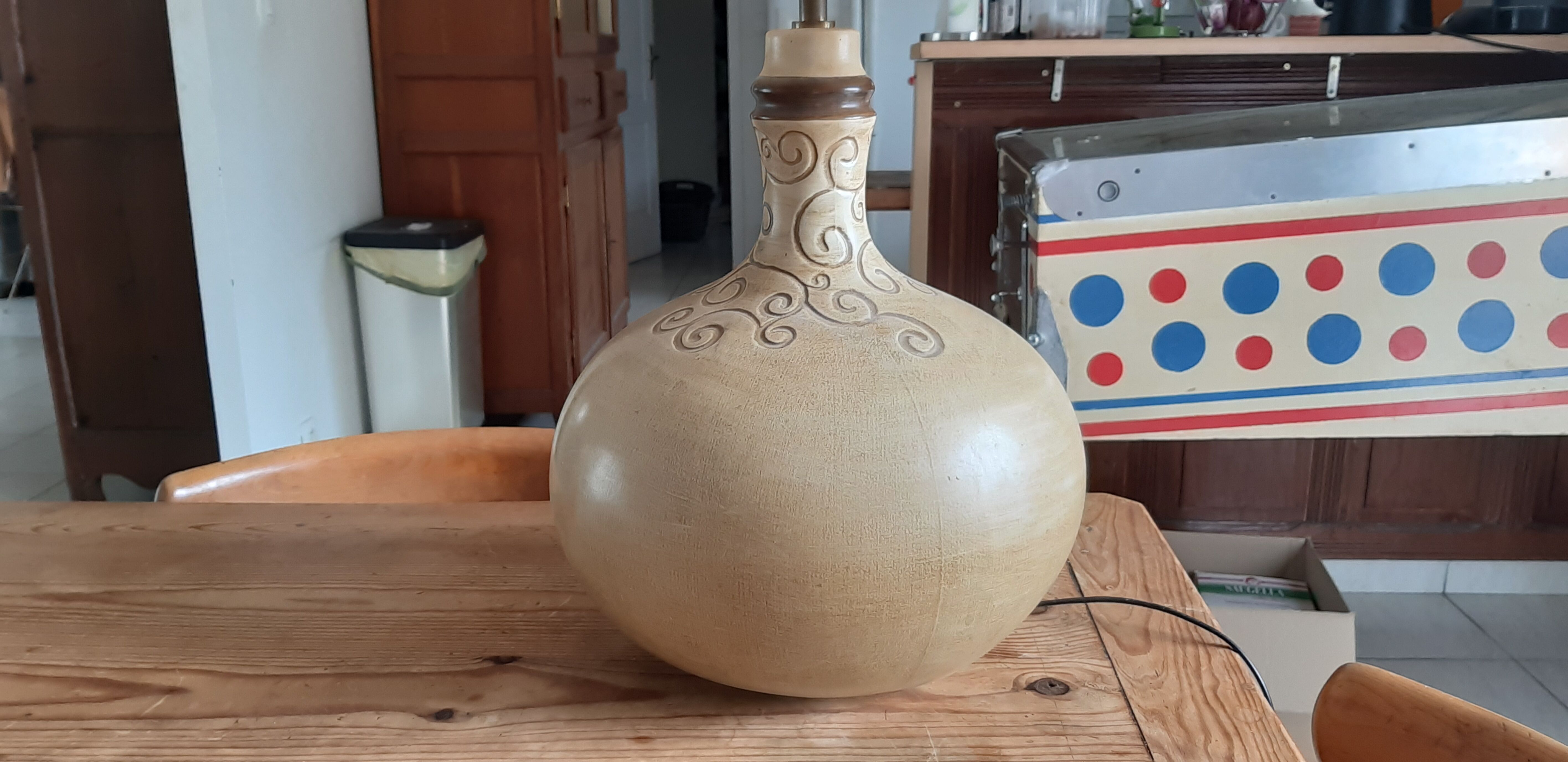 Vintage Sandstone lamp from the 60s