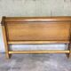 Solid oak bed