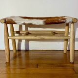 Cowhide stool