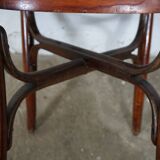 Antique bistro chair in turned wood from the early 20th century