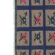 Vintage Turkish handmade rug 110x132 cm