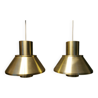 Lampes suspendues, model life, conçues par Jo Hammerborg pour le danois Fog & Mørup en 1977