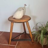 Tabouret de traite tripode