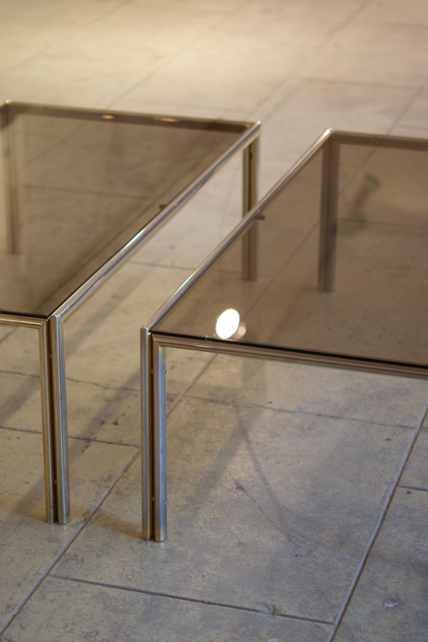 Pair of coffee tables design 1970'