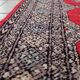 Mid-century vintage Uzbek Bukhara style wool runner 85cm x 241cm (1C1198)
