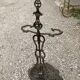 Umbrella door holder enamelled cast iron nineteenth century